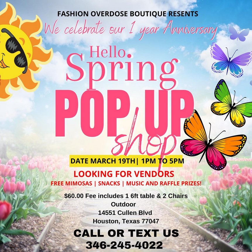 Hello Spring Pop-Up 03/19/2022