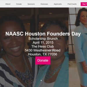 Read more about the article NAASC Houston Founders Day 2015 Website