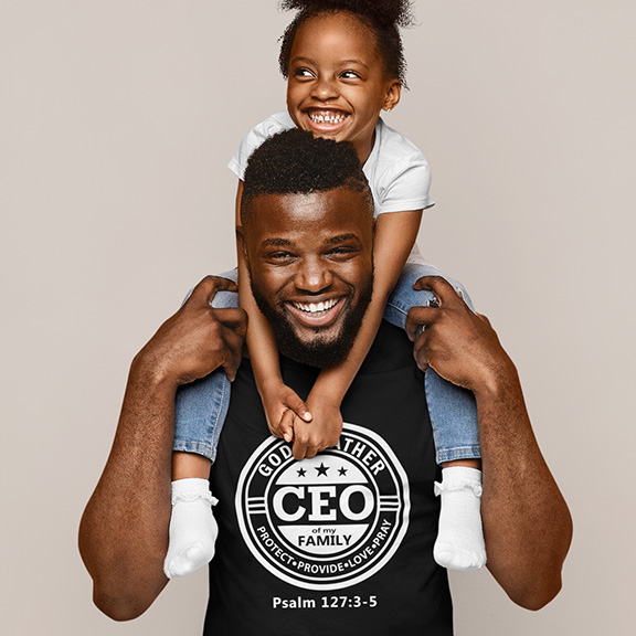 Godly Father CEO of My Family Shirt